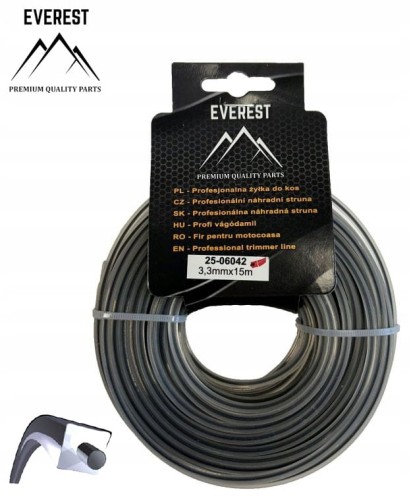 ŻYŁKA TNĄCA DUAL POWER LINE 3,30mm 15M