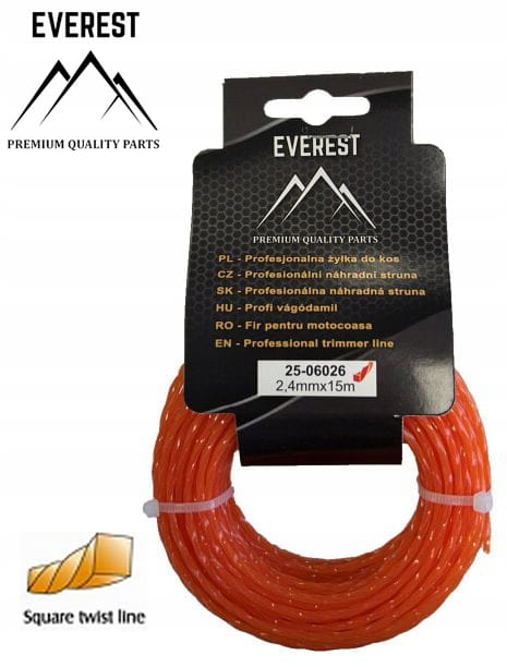ŻYŁKA TNĄCA TWIST 2,4mm 15M