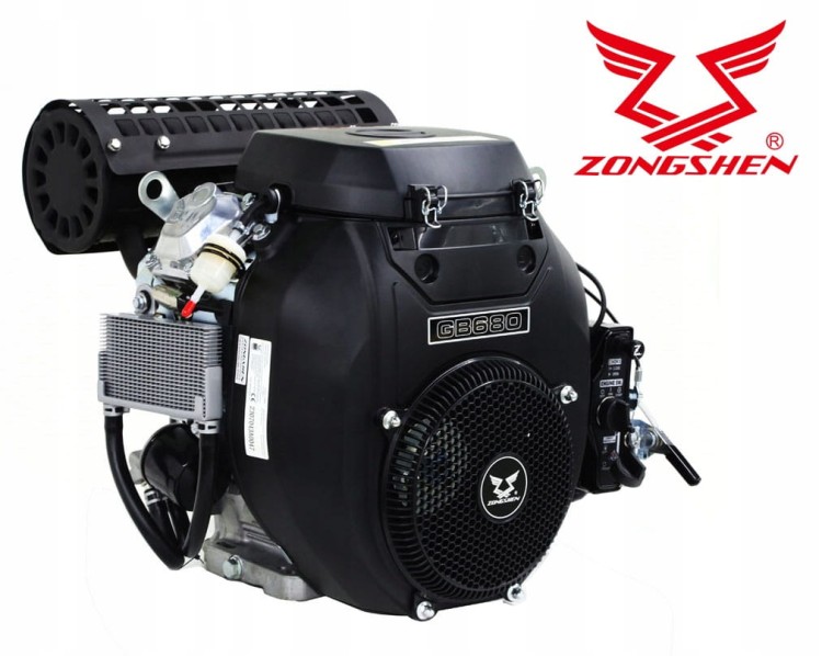 SILNIK ZONGSHEN GB680 680cc 22 HP V-TWIN POZIOMY WAŁ