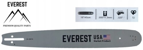 PROWADNICA 18".325 1,3mm 72ogn. EVEREST