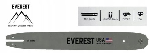 PROWADNICA 16" 3/8LP 1,3mm 56ogn. EVEREST