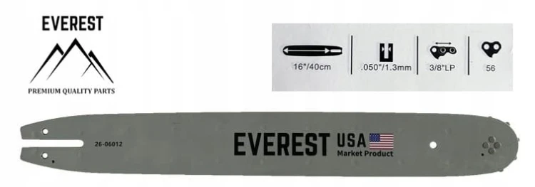 PROWADNICA 16" 3/8LP 1,3mm 56ogn. EVEREST