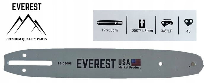 PROWADNICA 12" 3/8LP 1,3mm 45ogniw EVEREST
