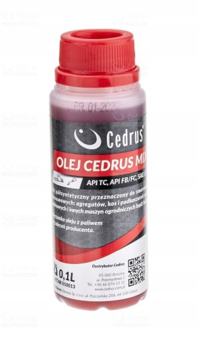 Olej do silników dwusuwowych MIX CEDRUS 0.1L